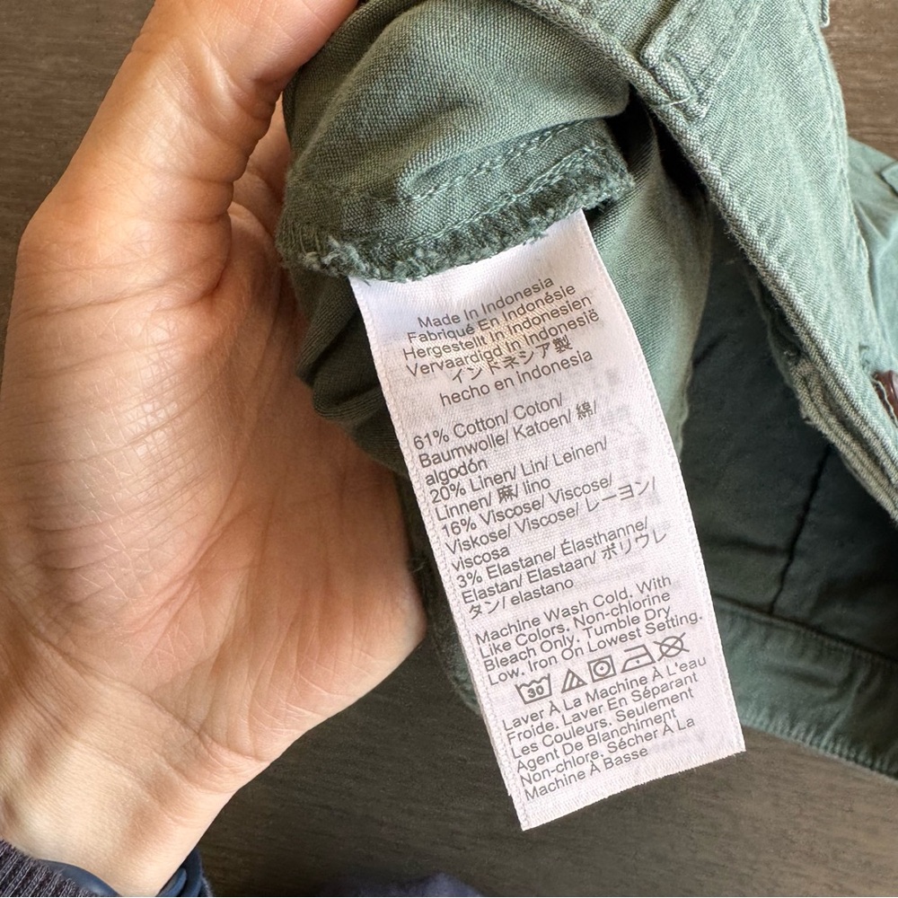 J. Crew Green Denim Mini Skirt Boho 8 - Picture 9 of 11